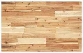 olajbevonatú tömör akácfa íróasztallap 140 x 50 x 4 cm