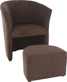 Klub fotel puffal, barna, ROSE