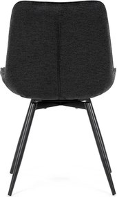 Étkezőszék fekete, szövet anyag HC-T1130 BK2
