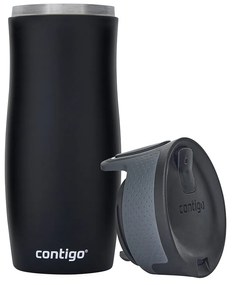 Contigo West Loop 470 ml hőálló palack, mattfekete