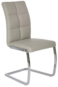 HAL-K228 szánkótalpas szék textilbőr kárpitozással