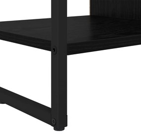 Oldalsó szekrény Fekete tölgy 96.5 x 30 x 75 cm Faanyag