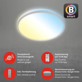 Briloner 3064-014 - LED dimmelhető mennyezeti lámpa IVY 24W/230V Wi‑Fi Tuya Ø33,3 cm + távirányító