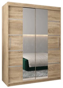 Ruhásszekrény 150 cm Verika 4 150 (szonoma tölgy). 1064286