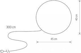 Kültéri Dekorációs Lámpa Opál CUMULUS