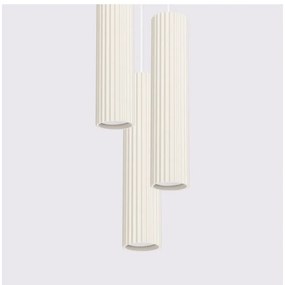 Krémszínű függőlámpa ø 19,5 cm Gleam – Sollux