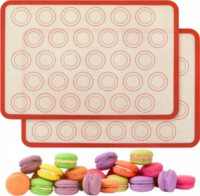 Szilikon sütőszőnyeg 42×29 cm – Newter 2 db macaron matrac