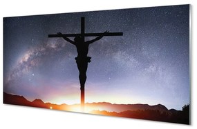 Üvegképek Krisztusra ég 100x50 cm