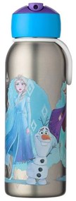 Ezüstszínű rozsdamentes acél gyerek ivópalack 350 ml Frozen 2 – Mepal