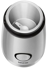 Sencor - Elektromos kávébab daráló 60 g 150W/230V fehér/króm