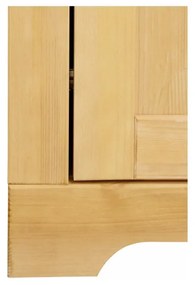 Natúr színű borovi fenyő tálalószekrény 180x35 cm Lisa – Støraa