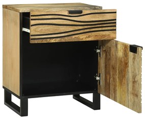 Éjjeli Szekrény 50x33x60 cm – Tömör Mangófából