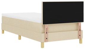Box Spring Ágy Matraccal &amp; LED Krém 80x200 cm Szövet