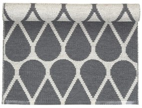 Sötétszürke kültéri-beltéri szőnyeg 70x50 cm Otis Granit – Pappelina