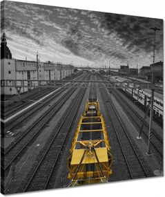 Vászonkép 40x40 Pályaudvar