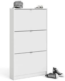 Fehér billenő ajtós cipőtartó Shoes – Tvilum