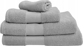 Frottír törölköző Pamut 450g 50 Szín 70x140 Világos Szürke