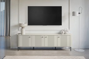 Vesper 4D tévéállvány 187 cm – kasmír / fekete lábak