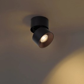 Modern felületre szerelhető spotlámpa fekete GU10 50mm dönthető - Echo