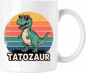 Bögre apa apaszaurusz apa dad 5 fehér 330ml