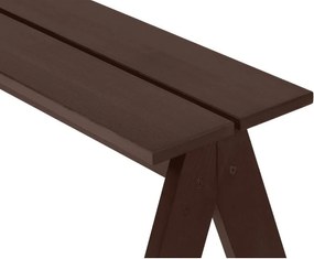 Sötétbarna tömörfa kerti pad Navo – noo.ma