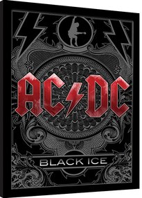 Keretezett poszter AC/DC - Black Ice