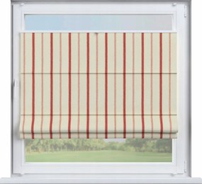 Kész pliszírozott roló római Szicília 80x170cm piros