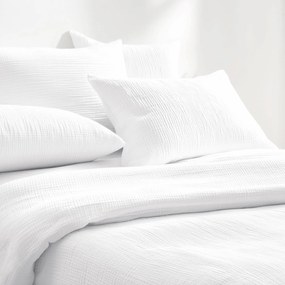 Goldea muszlin ágyneműhuzat – fehér 140 x 200 és 70 x 90 cm