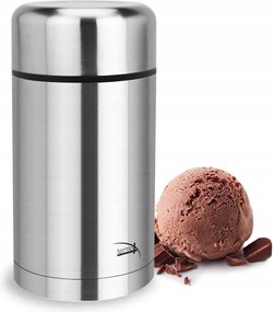 Ebéd termosz széles levesbetéttel étel ebéd acél 1,2L