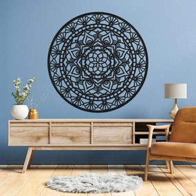 Fából készült mandala a falon | AFRODITA