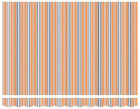 Kézi Behúzható Napellenző Többszínű Csík 300x250 cm