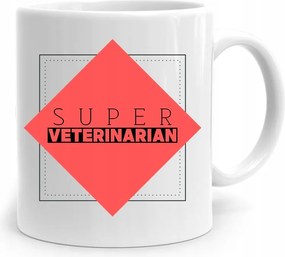 Állatorvos Bögre Szuper Veterinárius Ajándék fényképes nyomtatással