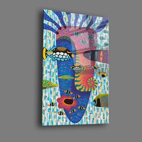 Camtbl-025 edzett üvegkép, 50 x 70 cm