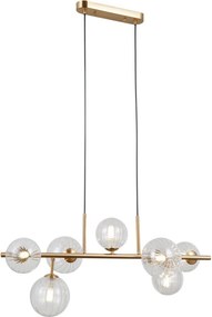 Italux modern függeszték toledo átlátszó arany itxpnd-40717-7-hbr