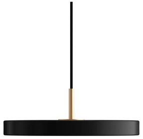 Fekete LED függőlámpa fém búrával ø 31 cm Asteria Mini – UMAGE