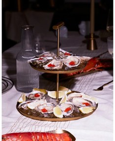 Rozsdamentes acél emeletes kínálótálca Aruc – Kave Home