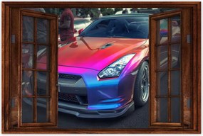 Poszterek 60x40 Nissan Gtr Autó