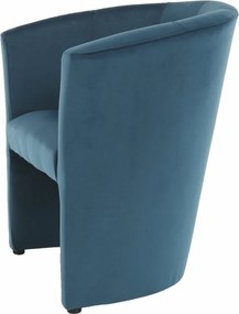Klub fotel, kék anyag, CUBA