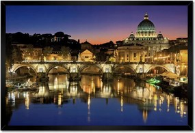 Poszterek keretben 60x40 Róma Vatikán panoráma