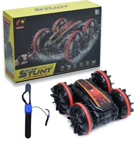 King Toys Kétéltü Vízálló Kézi Vezérlésű Távirányítós Kaszkadőr Autó - KÉTOLDALÚ, 180°-BAN ÁTFORDUL