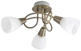 Rabalux 5533 - Csillár JENNA 3xE14/40W/230V bronz