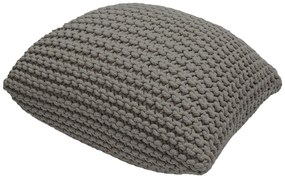 Knit szürke párna és puff - Bonami Essentials