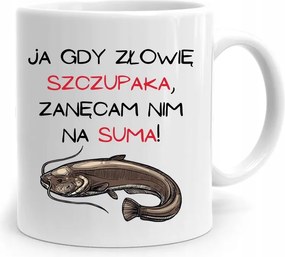 Horgász Ajándék Bögre Harcsa! fényképes nyomattal