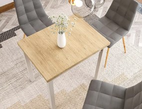 Kihúzható étkezőasztal FLIP 80(160)X80 cm, Cremona tölgy Torro/kasmír