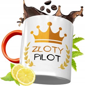 Narancssárga Bögre Távirányítós Ajándék fényképes nyomtatással