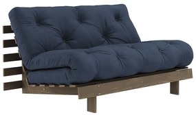 Sötétkék kinyitható kanapé 140 cm Roots – Karup Design