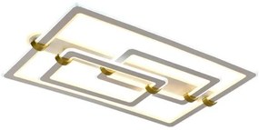 Fényerőszabályozható LED mennyezeti lámpa LED/280W/230V 3000-6500K + távirányító