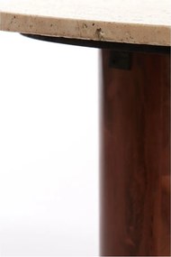 Barna dohányzóasztal 72x90 cm Mahelona – Light &amp; Living