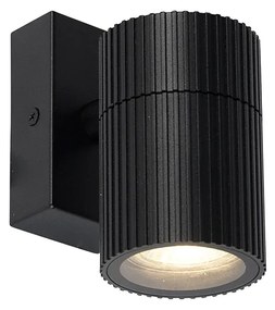 Ipari kültéri fali lámpa fekete IP44 - Vigo