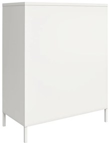 Fehér fém szekrény 40x102x80 cm Mission District – Støraa